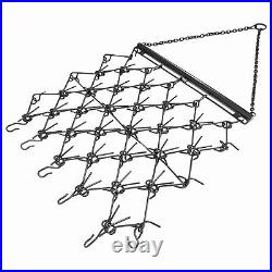 4FT X 4FT Heavy Duty Drag Harrow For ATV UTVs Leveling Grading Powder Coated