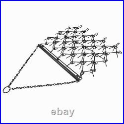 4FT X 4FT Heavy Duty Drag Harrow For ATV UTVs Leveling Grading Powder Coated