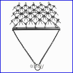 4FT X 4FT Heavy Duty Drag Harrow For ATV UTVs Leveling Grading Powder Coated