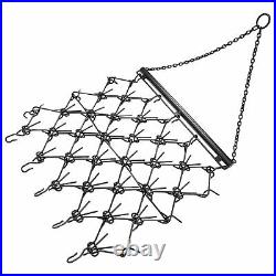 4FT X 4FT Heavy Duty Drag Harrow For ATV UTVs Leveling Grading Powder Coated
