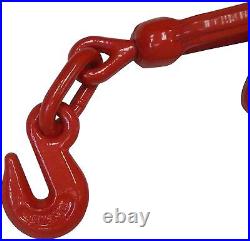 4 Pack Heavy Duty 3/8 1/2 Lever Load Chain Binder Flatbed Truck Trailer Farm