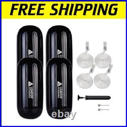 4 Pack Marine-Grade Inflatable Fenders with Pump Heavy Duty Boat Protectors