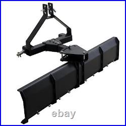 52 Heavy Duty 3-Point Tractor Rear Grading Blade Scraper for Cat 0 & Cat 1