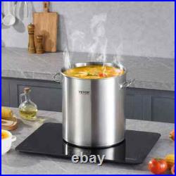 53 qt. Stainless Steel Stockpot Heavy Duty Commercial Grade Nonstick Sauce Pot w