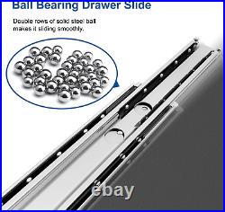 56 Industrial Grade Heavy Duty Drawer Slide without Lock #VA2576, 3 Widening u