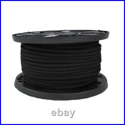 5/16 Black Bungee Cord Marine Grade Heavy Duty Shock Rope Tie Down Stretch Band