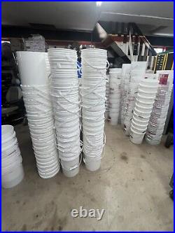 5 Gallon Plastic Bucket Heavy Duty Food Grade 600+ Buckets LOT Local Pickup
