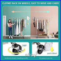 600 Lbs Raybee Clothes Rack Heavy Duty Garment Rack Rolling Commercial Grade Clo