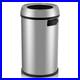 65 L / 17 Gal Open Top Trash Can Commercial Grade Heavy Duty Brushed Stainless S