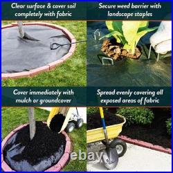 6 Ft. X 300 Ft. Of Heavy-Duty, Commercial Grade Weed Barrier-US