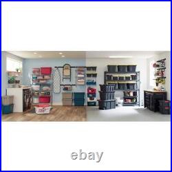 6-Tier Commercial Grade Heavy Duty Steel Wire Shelving Unit In Chrome