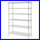 6-Tier Commercial Grade Heavy Duty Steel Wire Shelving Unit In Chrome 48 In. W