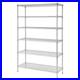 6-Tier Commercial Grade Heavy Duty Steel Wire Shelving Unit In Chrome 48 W X