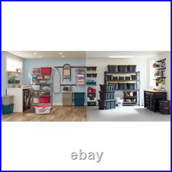 6-Tier Commercial Grade Heavy Duty Steel Wire Shelving Unit in Chrome 48 In. W