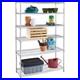 6-Tier Commercial Grade Heavy Duty Steel Wire Shelving Unit in Chrome 48 in. W