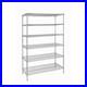 6-Tier Commercial Grade Heavy Duty Steel Wire Shelving Unit in Chrome 48 in. W