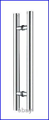 72 Heavy-Duty Commercial Grade-304 Stainless Steel Push Pull Door Handle