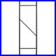 72x24 Heavy Duty Black Powder Coated High Grade Welded Steel End Frame