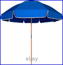 7.5Ft Heavy Duty HIGH Wind Beach Umbrella Commercial Grade Patio Beach Umbrella