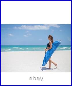 7.5Ft Heavy Duty HIGH Wind Beach Umbrella Commercial Grade Patio Beach Umbrella