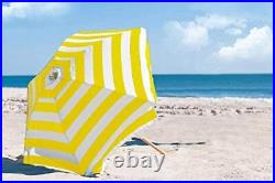 7.5ft Heavy Duty HIGH Wind Beach Umbrella Commercial Grade Patio Beach