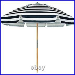 7.5ft Heavy Duty HIGH Wind Beach Umbrella Commercial Grade Patio Beach