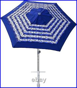 8Ft Heavy Duty High Wind Commercial Grade Patio Beach Umbrella with Separate San