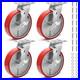 8 Inch Heavy Duty Industrial Grade Casters Wheels, Aluminum Core PU Castor Se