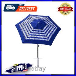 8ft Heavy Duty High Wind Commercial Grade Patio Beach Umbrella With Separate