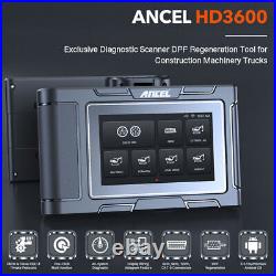 ANCEL HD3600 Heavy Duty Truck Scanner OE-level Full System Diagnostic Tool DPF