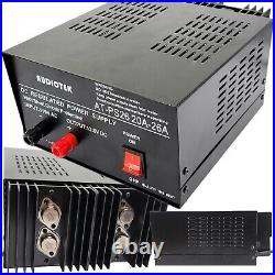 AT-PS26 13.8V 26A amp Heavy Duty DC Regulated Power Supply Grade with Cable New