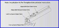 AUTHENTIC Heavy Duty Designer Commercial Door Closer LYNN Hardware DC8016