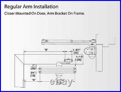 AUTHENTIC Medium/Heavy Duty Commercial Door Closer LYNN Hardware DC7016