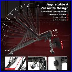 Adjustable Weight Bench 660 lbs Heavy Duty Commercial Grade Fitness Workout Gym