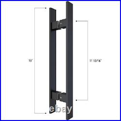 BARNSMITH 18 Barn Door Push Pull Handle, Heavy Duty Grade-304 Stainless Steel