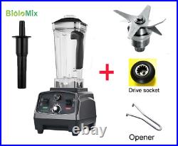 BioloMix 3HP 2200W Heavy Duty Commercial Grade Timer Blender Mixer