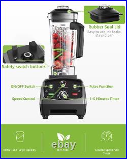 BioloMix 3HP 2200W Heavy Duty Commercial Grade Timer Blender Mixer