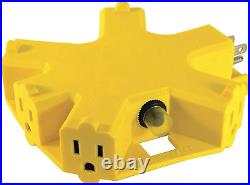 Clear Power 100 Ft 12/3 SJTOW Extra Heavy Duty Contractor Grade Extension Cord