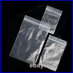 Clear Reclosable Zip Seal 4Mil Bags Heavy Duty Plastic 4 Mil Top Lock Baggies