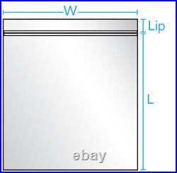 Clear Reclosable Zip Seal Top Lock 4Mil Heavy Duty Bags Plastic 4 Mil Baggies