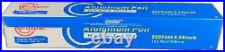 Commercial Grade Heavy Duty Aluminum Foil Roll 24 x 500' Strong & Durable