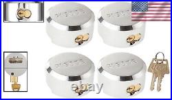 Commercial Grade Heavy Duty Lock 4 Weatherproof Padlocks for All Applications