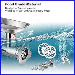 Commercial Grade Meat Grinder Stainless Steel Heavy Duty 1.5HP 1100W 550LB/h