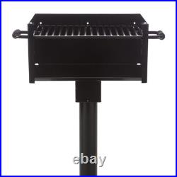 Commercial Grade Park Grill Heavy-Duty Steel with 300 Sq Inch Cooking Grate