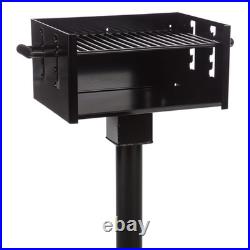 Commercial Grade Park Grill Heavy-Duty Steel with 300 Sq Inch Cooking Grate