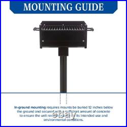 Commercial Grade Park Grill Heavy-Duty Steel with 300 Sq Inch Cooking Grate
