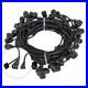 Commercial Grade SJTW E26 Heavy Duty Patio Light Stringer with Suspended Drops