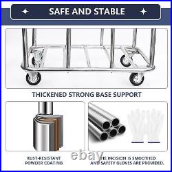 Commercial Laundry Cart with Wheels Industrial Grade, Heavy Duty, Large Lau