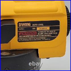 DeWalt DW096 26X Automatic Heavy Duty Optical Level In DeWalt Case