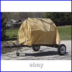 Dize Heavy-Duty 10-Oz. Treated Cotton Duck Canvas Tarp, Mustard Yellow, 16ft. X